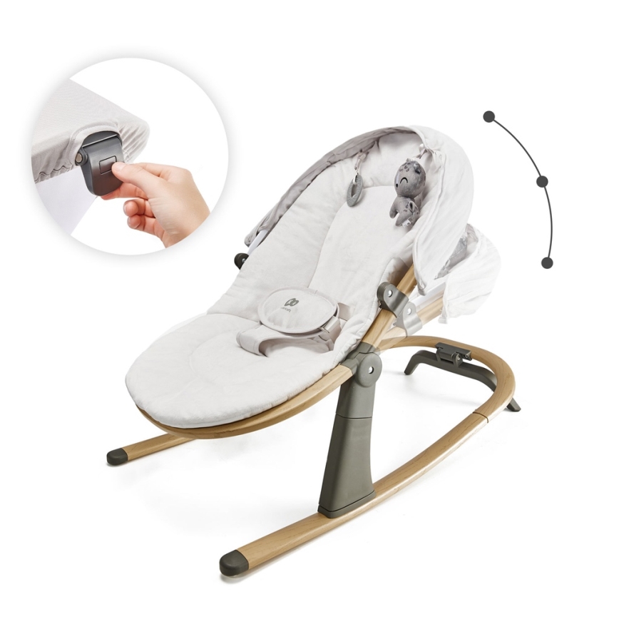 KINDERKRAFT - Babywippe ELSU grau