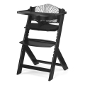 KINDERKRAFT - ENOCK Premium Kinderhochstuhl, gepolstert, schwarz