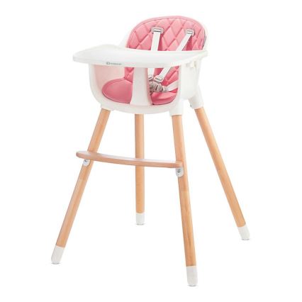 KINDERKRAFT - Esstischstuhl für Kinder 2v1 SIENNA Buche/rosa