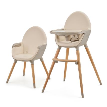 KINDERKRAFT - Esstischstuhl für Kinder FINI2 Buche/beige