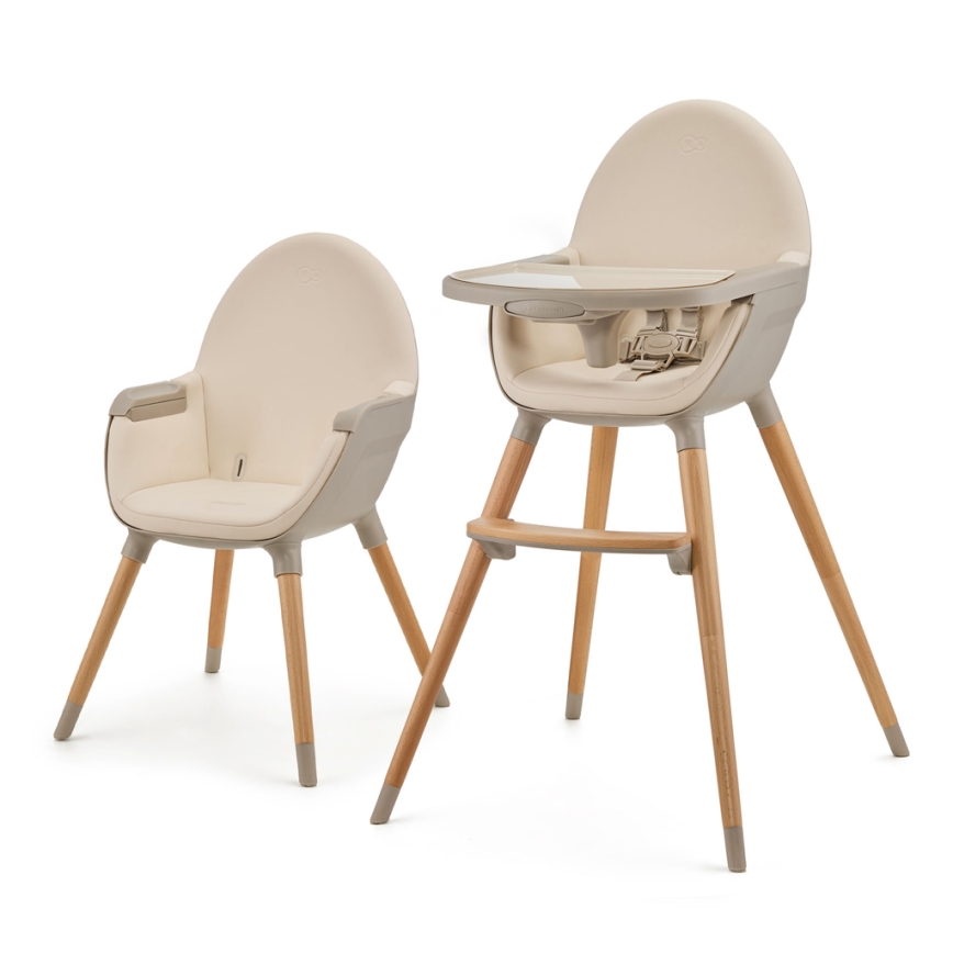 KINDERKRAFT - Esstischstuhl für Kinder FINI2 Buche/beige