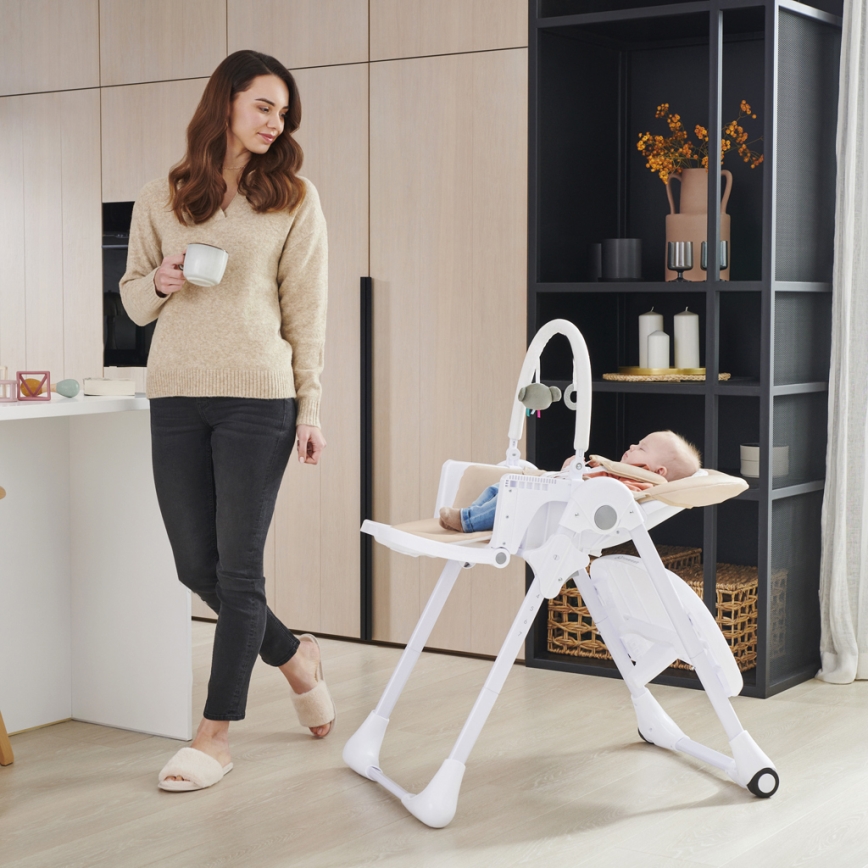 KINDERKRAFT - Esstischstuhl für Kinder TUMMIE beige