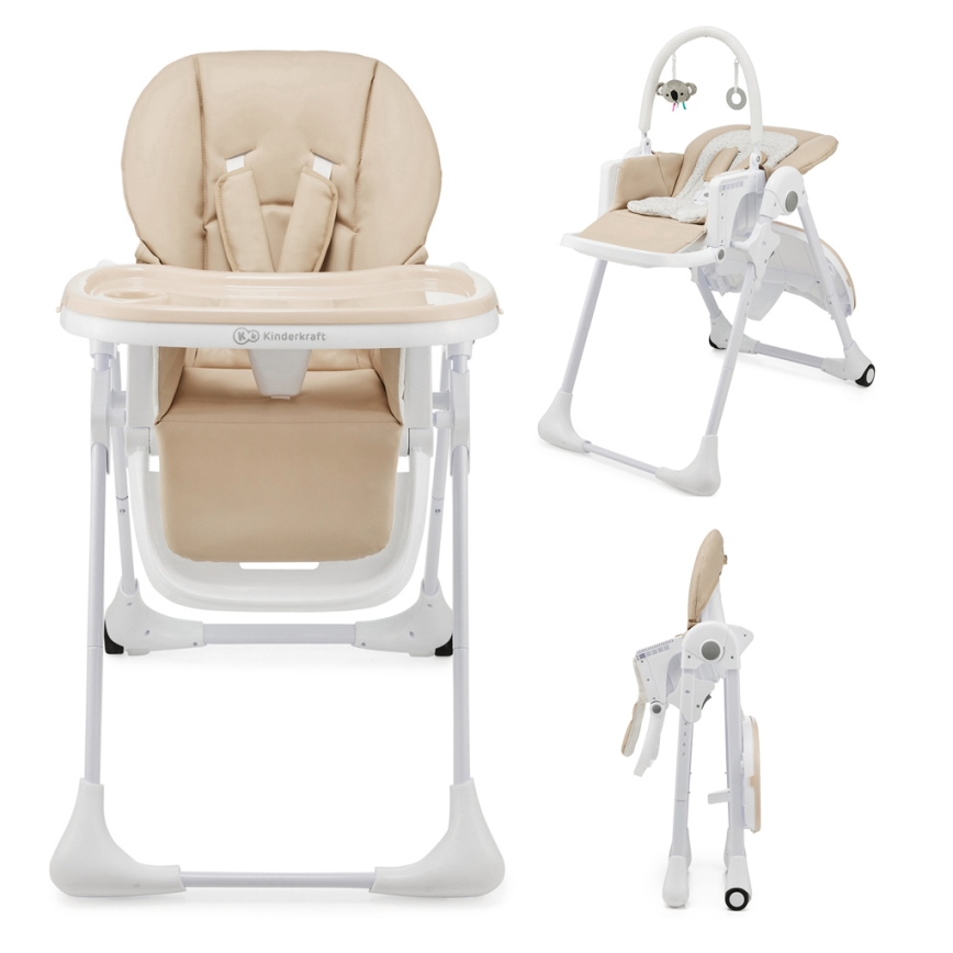 KINDERKRAFT - Esstischstuhl für Kinder TUMMIE beige