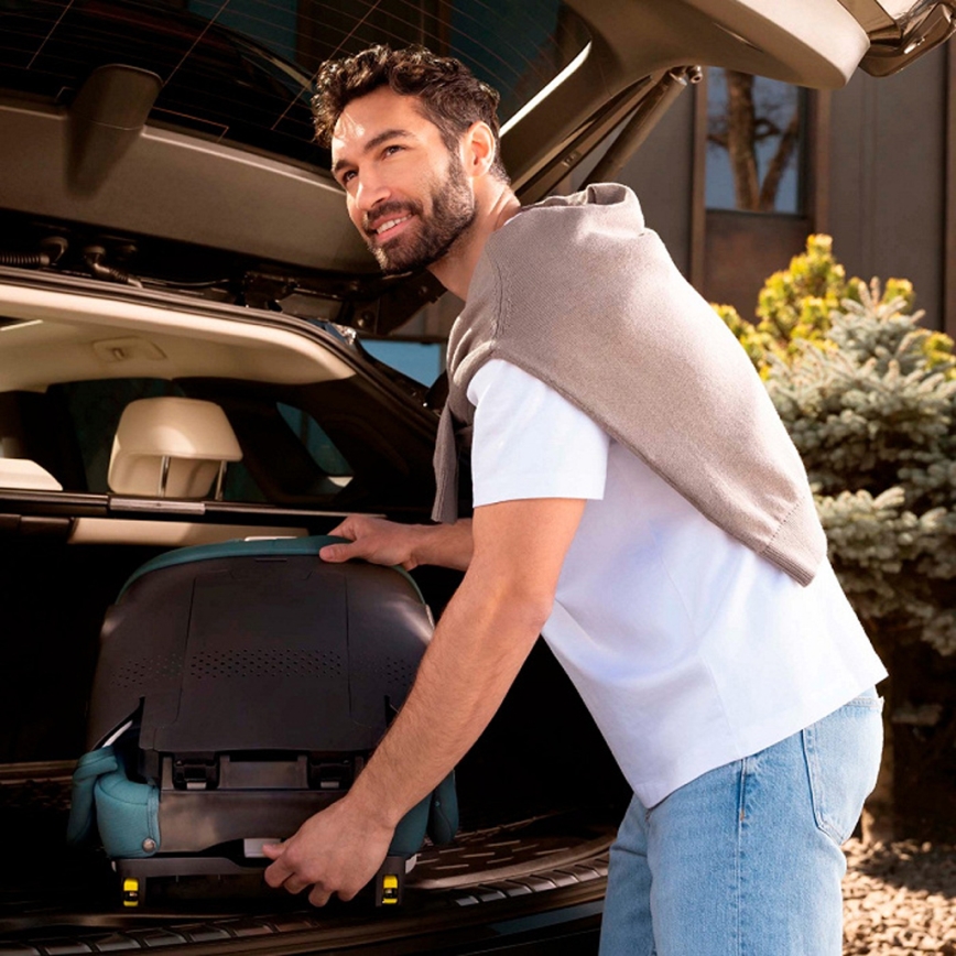 KINDERKRAFT - Faltbarer Kinderautositz UNITY 2 i-Size 100-150 cm dunkelblau