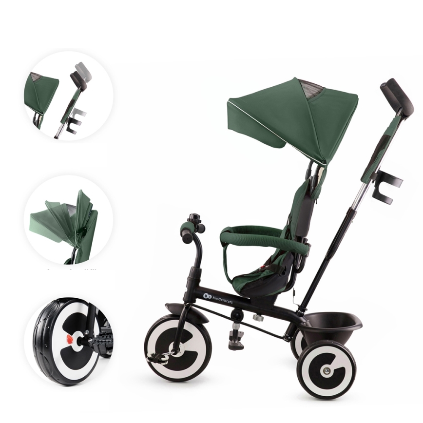 KINDERKRAFT - Kinder-Dreirad ASTON Mystic grün