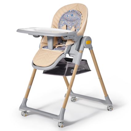 KINDERKRAFT – Kinder-Esszimmerstuhl 2in1 LASTREE beige/grau