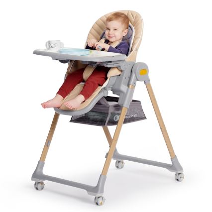 KINDERKRAFT – Kinder-Esszimmerstuhl 2in1 LASTREE grau