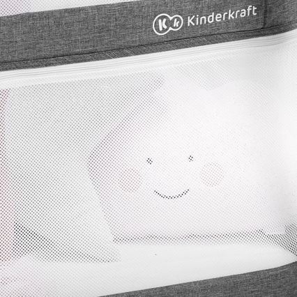 KINDERKRAFT - Kinder-Reisebett 4in1 SOFI grau