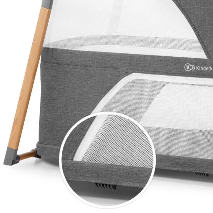 KINDERKRAFT - Kinder-Reisebett 4in1 SOFI grau