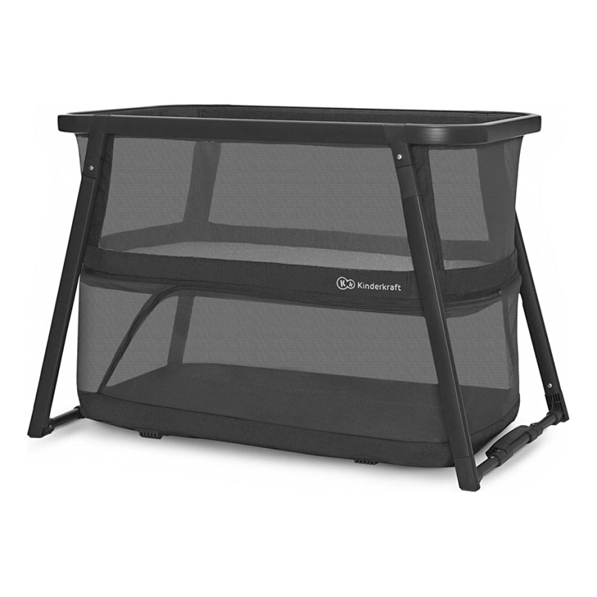 KINDERKRAFT - Kinder-Reisebett 4in1 SOFI PLUS dunkelgrau