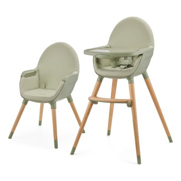 KINDERKRAFT - Kinderhochstuhl 2in1 FINI2 Buche/Grün