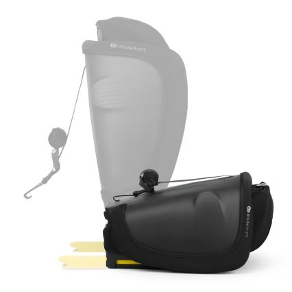 KINDERKRAFT - Kindersitz FIX2GO i-Size 76-150 cm schwarz