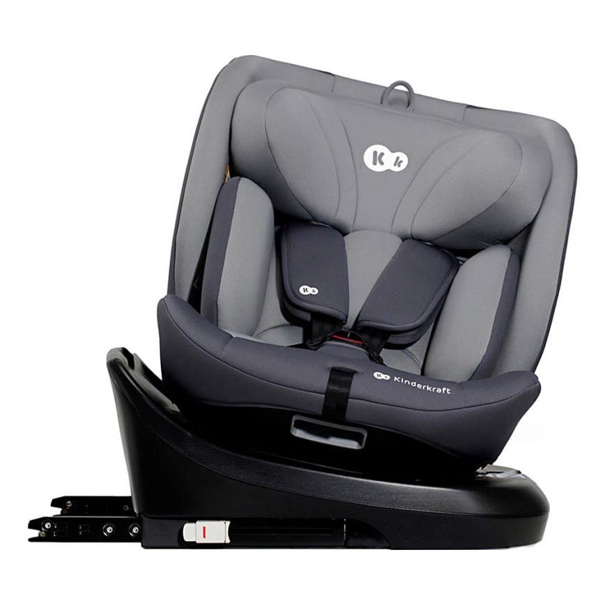 KINDERKRAFT - Kindersitz I-GROW i-Size (40-150 cm) grau