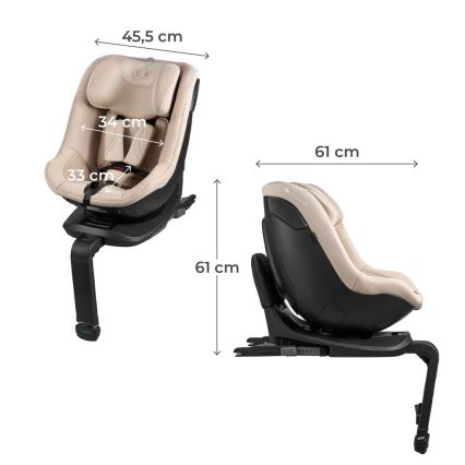 KINDERKRAFT - Kindersitz I-GUARD PRO i-Size 61-105 cm beige