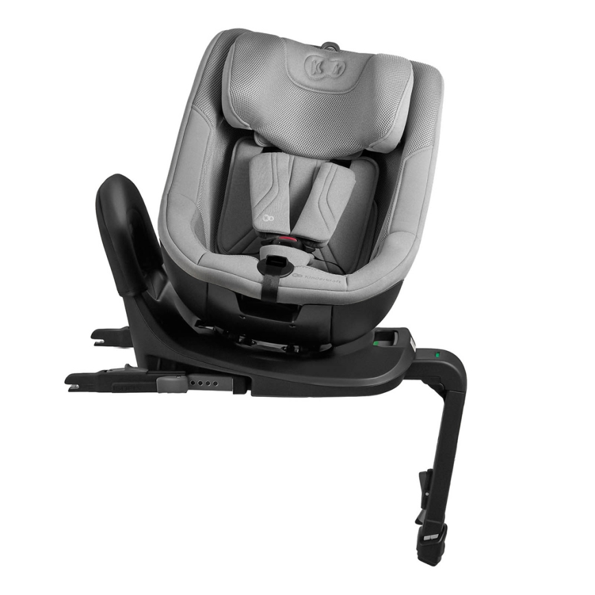 KINDERKRAFT - Kindersitz mit drehbarer Basis I-GUARD PRO i-Size 61-105 cm grau