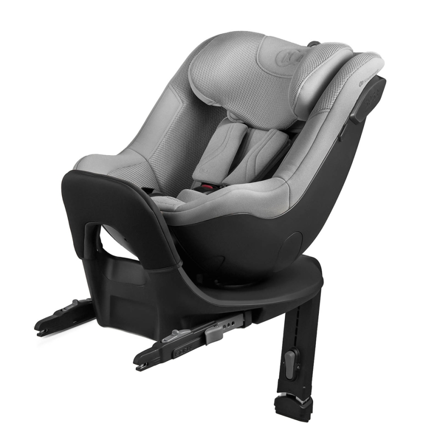 KINDERKRAFT - Kindersitz mit drehbarer Basis I-GUARD PRO i-Size 61-105 cm grau