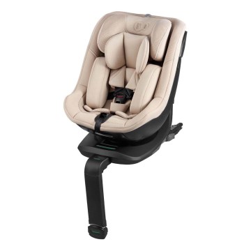 KINDERKRAFT - Kindersitz mit Drehbasis I-GUARD i-Size 40-105 cm beige