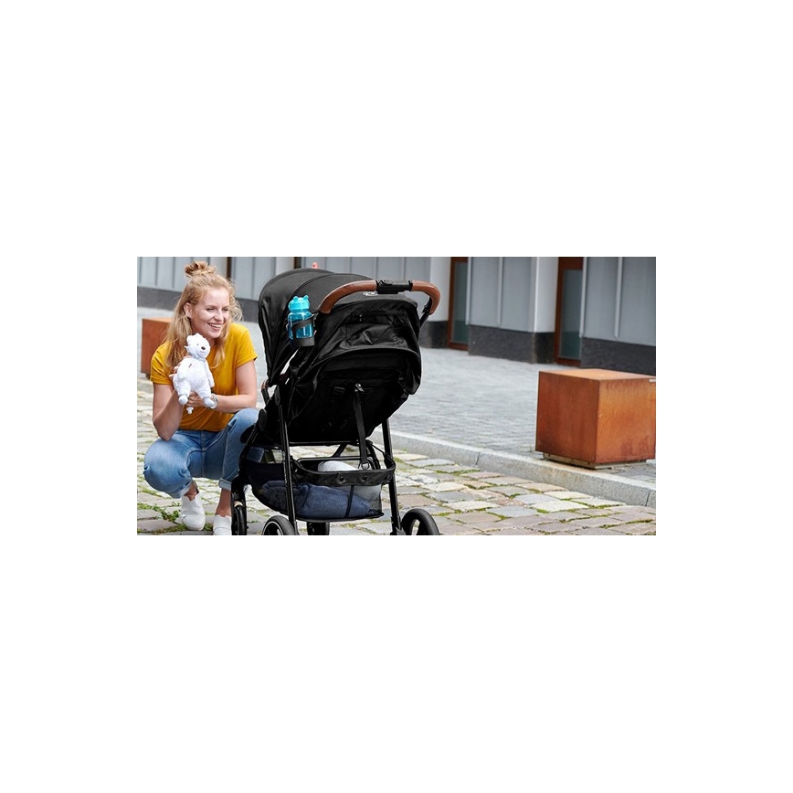 KINDERKRAFT - Kinderwagen GRANDE PLUS schwarz
