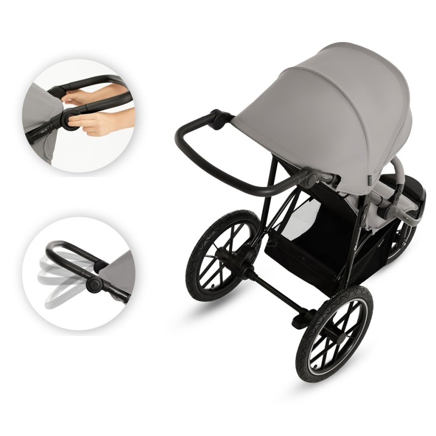 KINDERKRAFT - Kinderwagen HELSI2 grau