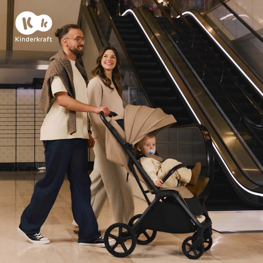 KINDERKRAFT - Kinderwagen LOOM beige