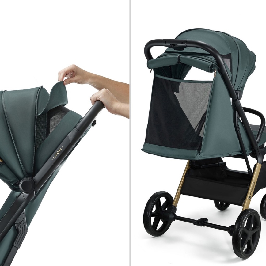 KINDERKRAFT - Kinderwagen LOOM grün