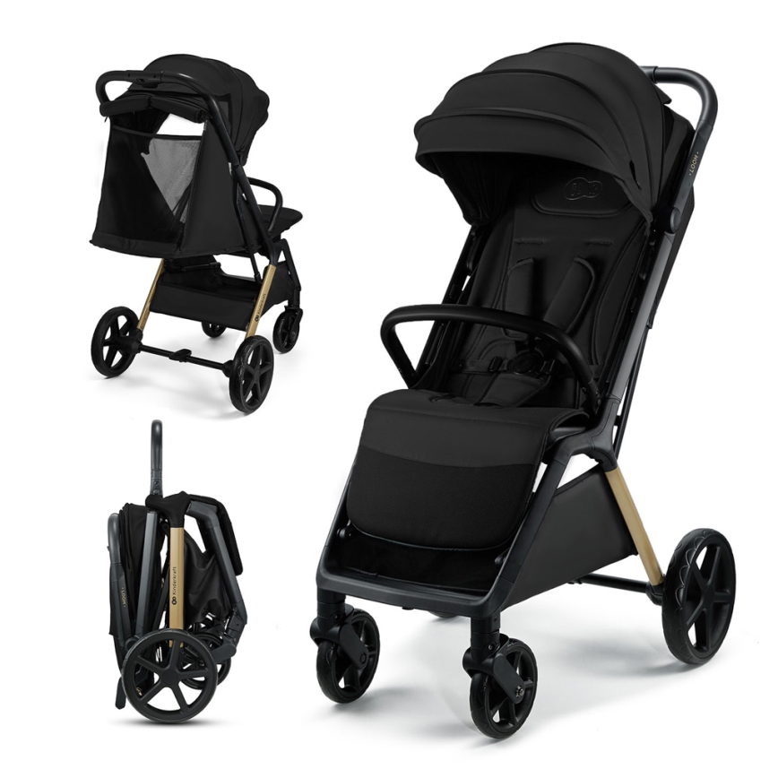 KINDERKRAFT - Kinderwagen LOOM schwarz