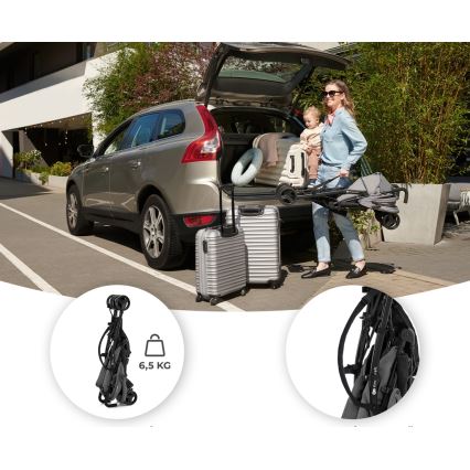 KINDERKRAFT - Kinderwagen TIK Stone grau