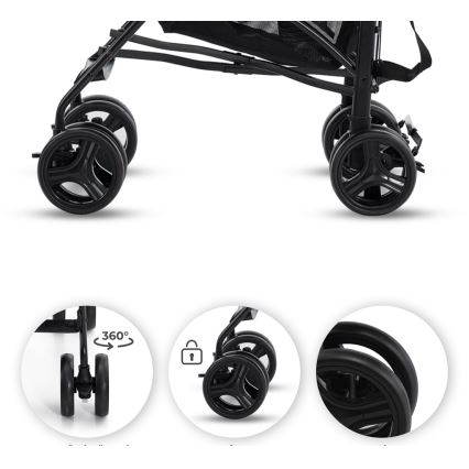 KINDERKRAFT - Kinderwagen TIK Stone grau