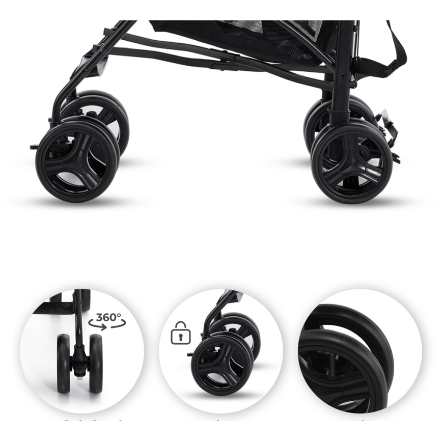 KINDERKRAFT - Kinderwagen TIK Stone grau