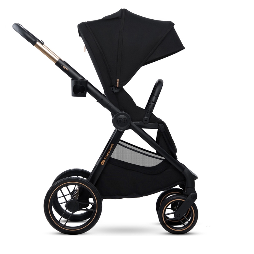 KINDERKRAFT - Kombi-Kinderwagen 2in1 NEA 2 Midnight schwarz