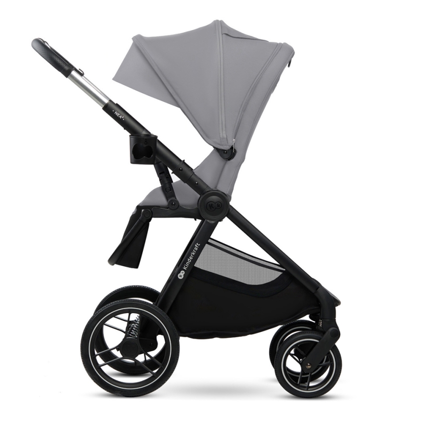 KINDERKRAFT - Kombi-Kinderwagen 2in1 NEA 2 Platinum grau