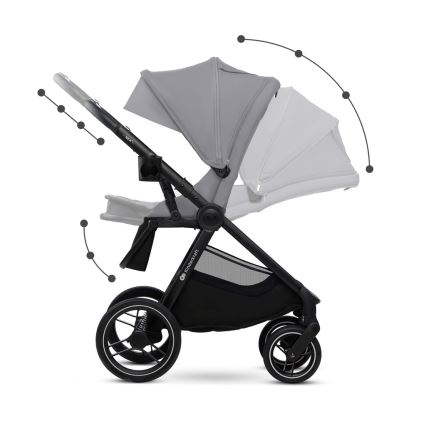 KINDERKRAFT - Kombi-Kinderwagen 2in1 NEA 2 Platinum grau