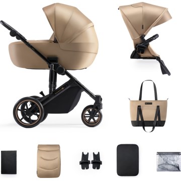 KINDERKRAFT - Kombi-Kinderwagen 2in1 PRIME 2 beige