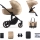 KINDERKRAFT - Kombi-Kinderwagen 2in1 PRIME 2 beige