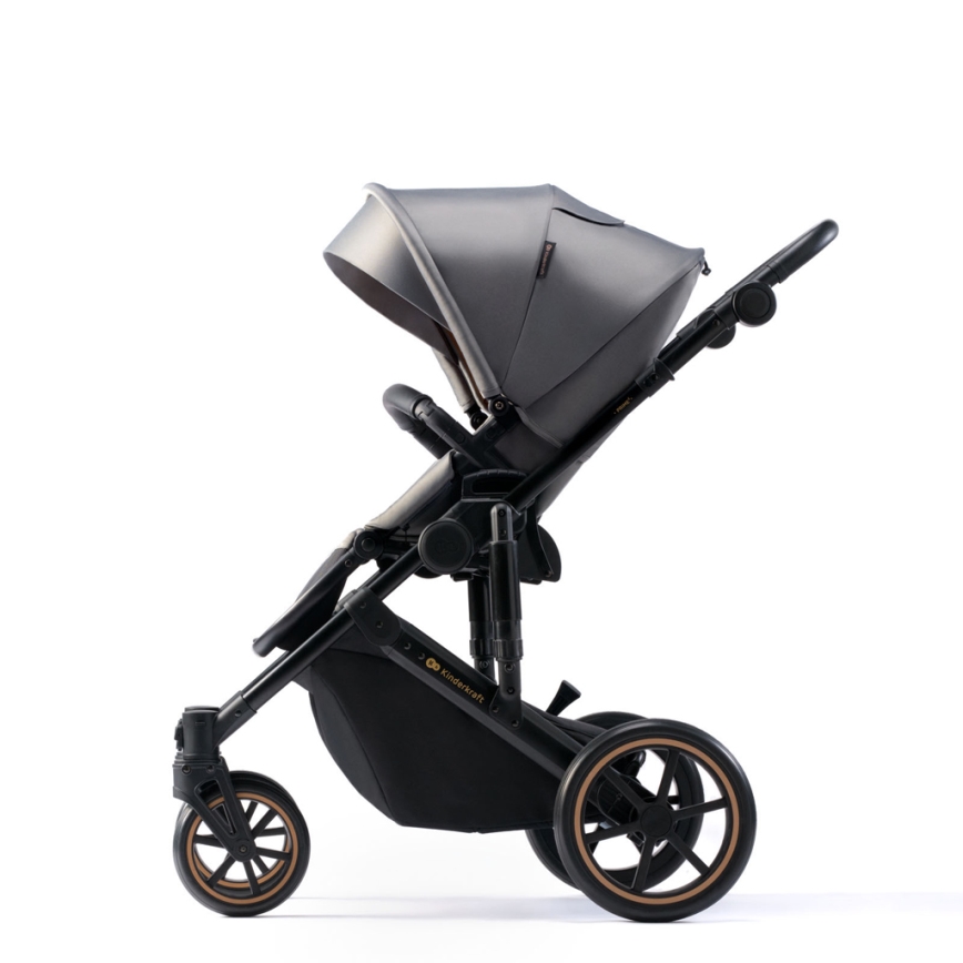 KINDERKRAFT - Kombi-Kinderwagen 2in1 PRIME 2 grau