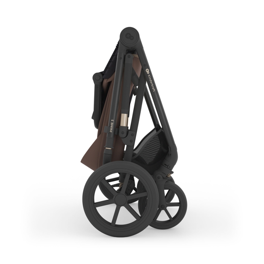 KINDERKRAFT - Kombi-Kinderwagen 3-in-1 PRIME 3 Velvet Mocca