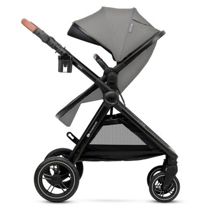 KINDERKRAFT - Kombi-Kinderwagen 3in1 ESME Moonlight grau + Auto-Kindersitz MINK PRO