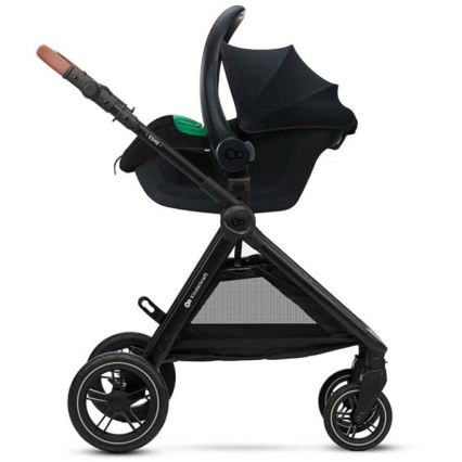KINDERKRAFT - Kombi-Kinderwagen 3in1 ESME Moonlight grau + Auto-Kindersitz MINK PRO