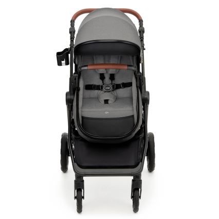 KINDERKRAFT - Kombi-Kinderwagen 3in1 ESME Moonlight grau + Auto-Kindersitz MINK PRO