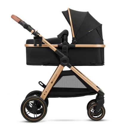 KINDERKRAFT - Kombi-Kinderwagen 3in1 ESME Pure schwarz + Auto-Kindersitz MINK PRO