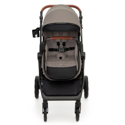 KINDERKRAFT - Kombi-Kinderwagen 3in1 ESME Sand beige + Auto-Kindersitz MINK PRO