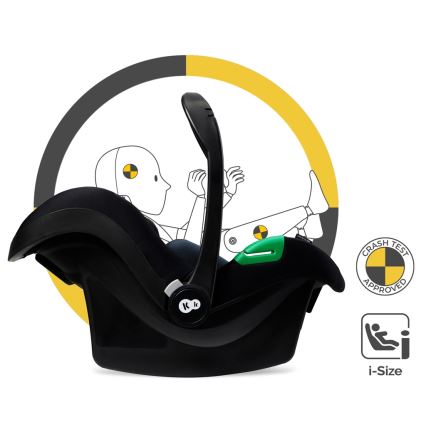 KINDERKRAFT - Kombi-Kinderwagen 3in1 MOOV 2 Moonlight grau + Kindersitz MINK PRO