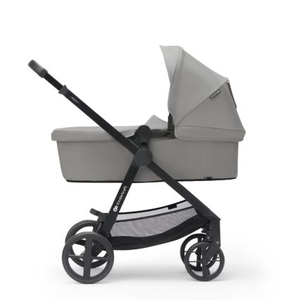 KINDERKRAFT - Kombi-Kinderwagen 3in1 NEWLY Moonlight grau  + Auto-Kindersitz MINK PRO