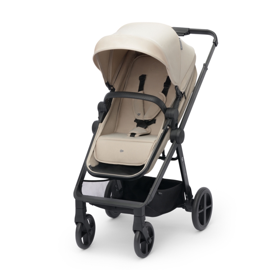 KINDERKRAFT - Kombi-Kinderwagen 3in1 NEWLY Sand beige + Auto-Kindersitz MINK PRO
