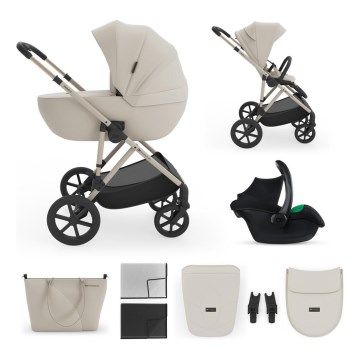 KINDERKRAFT - Kombikinderwagen 3-in-1 PRIME 3 Sand Dune