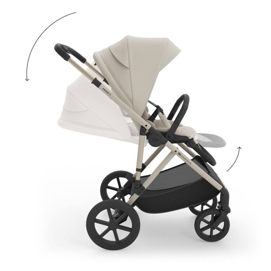 KINDERKRAFT - Kombikinderwagen 3-in-1 PRIME 3 Sand Dune