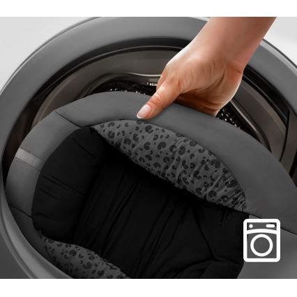 KINDERKRAFT - Babywippe mit Melodie 2in1 LUMI 4xAAA dunkelgrau