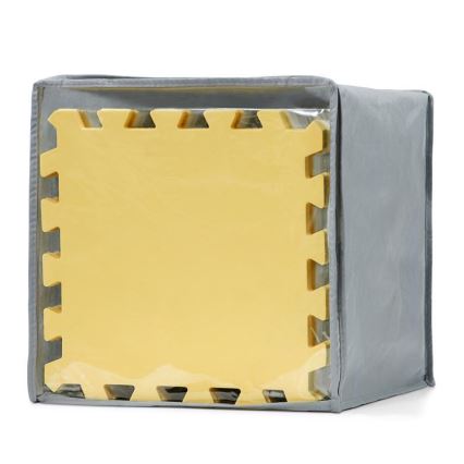 KINDERKRAFT - Schaumstoff-Puzzle LUNO 30 Stück grau/gelb