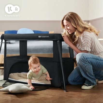 KINDERKRAFT - Reisebett 3-in-1 CAMI schwarz