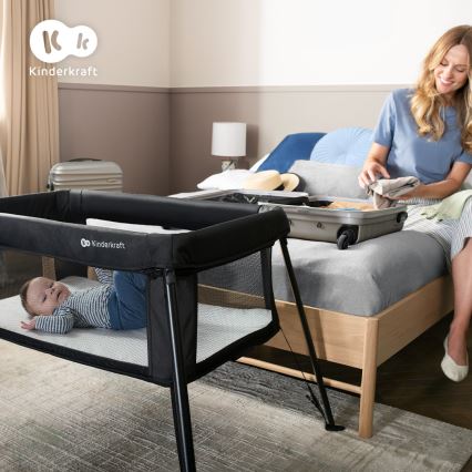 KINDERKRAFT - Reisebett CAMI schwarz